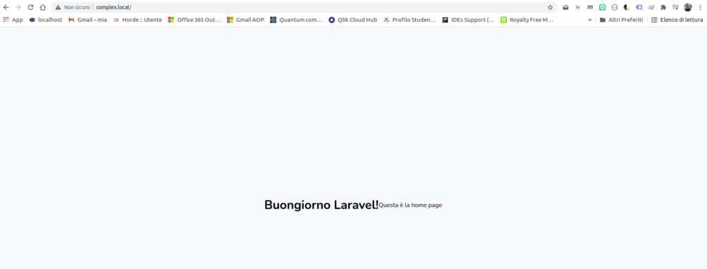laravel home modificata