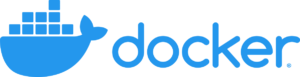 Docker logo white