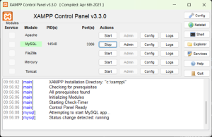 XAMPP MariaDB